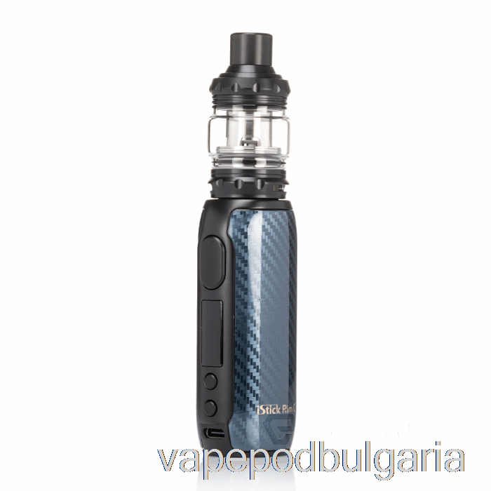 Vape 10000 Дръпки Eleaf Istick Rim C 80w Starter Kit Obsidian Blue